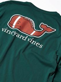 img 2 attached to 👕 Shop the Stylish Vineyard Vines Long Sleeve Football T Shirt for Boys' Clothing!