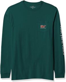 img 3 attached to 👕 Shop the Stylish Vineyard Vines Long Sleeve Football T Shirt for Boys' Clothing!