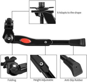 img 1 attached to 🚲 High-quality BESTCAN Bicycle Kickstand: Adjustable Aluminum Alloy Bracket for Various Bike Sizes & Types