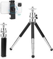 📸 extendable phone and webcam tripod stand with phone holder, double-layer design, lightweight mini tripod for 4-9 inch devices (2nd generation) logo