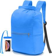 🎒 newkoin waterproof dry bag backpack with wet towel separate bag - lightweight & foldable for rafting, swimming, beach, kayaking - includes waterproof phone case логотип