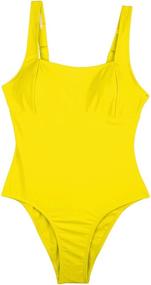 img 1 attached to COCOLEGGINGS Shaped Square Swimsuit Beachwear Women's Clothing and Swimsuits & Cover Ups