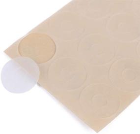 img 1 attached to 🧶 YaDu Non-Slip Adhesive Grips for Quilting Template Quilting Ruler - Set of 60 (30 Large & 30 Small)