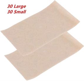 img 3 attached to 🧶 YaDu Non-Slip Adhesive Grips for Quilting Template Quilting Ruler - Set of 60 (30 Large & 30 Small)