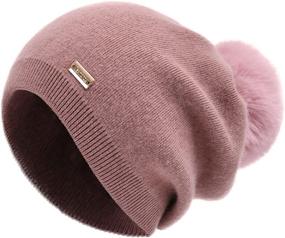 img 4 attached to Jaxmonoy Slouchy Beanies Winter Cashmere Outdoor Recreation and Outdoor Clothing