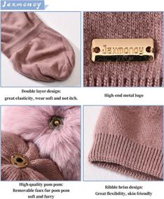img 1 attached to Jaxmonoy Slouchy Beanies Winter Cashmere Outdoor Recreation and Outdoor Clothing