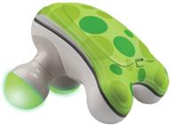 мини-массажёр homedics ribbit - вибрационный массаж, подсветка ножек, работа от батареи, различные цвета - легкий, расслабление мышц спины, плеч, стоп, ног и шеи. логотип