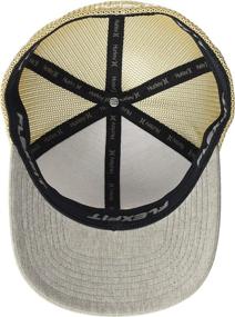 img 1 attached to Hurley Men's Icon Textures Flexfit Baseball Hat