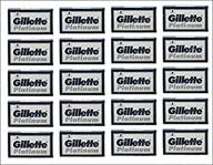 gillette platinum double safety blades logo