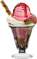 🍨 vikko classic sundae, 7.5 oz, footed design logo