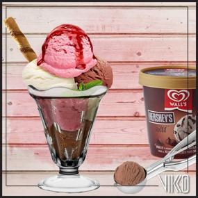 img 2 attached to 🍨 Vikko Classic Sundae, 7.5 oz, Footed Design