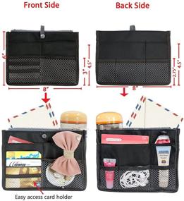 img 1 attached to Nifty Patented Handbag Organizer Insert for Women's Accessories and Handbag Essentials