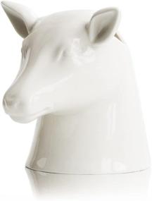 img 4 attached to 🦌 SUCK UK Stag Head Utensil Holder, Medium Size, Multicolor