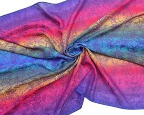 img 1 attached to Enhance Your Style with Bijoux Ja Elephant Rainbow Pashmina Women's Accessories