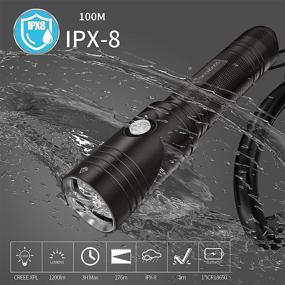 img 2 attached to SKYWOODS Professional Underwater Rechargeable Waterproof