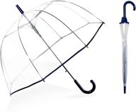 прозрачный зонт mingyuhui для романтических взрослых (черный) логотип