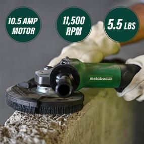 img 3 attached to 💪 Мощная производительность: Шлифовальный станок Metabo HPT 4,5 дюйма G12SE3