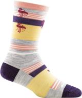 darn tough south beach crew lightweight sock - women's: ultimate comfort & style in a lightweight design! logo