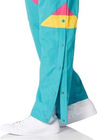 img 2 attached to Funny Guy Mugs Premium Tearaway Pants - Breakaway Retro Windbreaker Pants