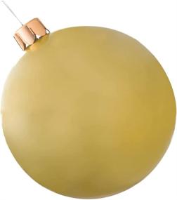 img 4 attached to 🎄 Indoor Outdoor Christmas Decorations: Inflatable Oversized Ornaments (18" or 25")