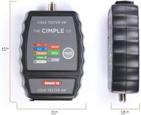 img 2 attached to 🔌 Professional Grade 4 Port Coaxial Cable Mapper, Tester, Tracer, and Toner - Enhanced Coax Wire Continuity Checker