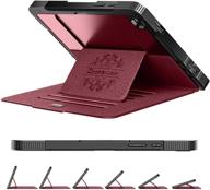 📱 ztotop heavy duty shockproof case for samsung galaxy tab a7 10.4 inch tablet 2020 (sm-t500/505/507), [6 magnetic stand angles] winered protective cover with auto wake/sleep feature logo