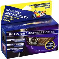 plextone headlight restoration kit: revive dim, faded, and discolored headlights | eradicate oxidation, haze, yellowing, and scratches | car headlight cleaner with exclusive uv protection clear coat logo