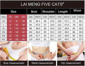 img 3 attached to 👗 LAI MENG FIVE CATS Bridesmaid Dress for Women - Stylish Clothing in Dresses