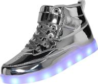 voovix charging flashing high top sneakers boys' shoes : sneakers логотип