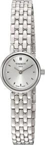 img 4 attached to 🕰️ Стильные женские часы Tissot T0580091103100 T-Trend с аналоговым дисплеем, швейцарский кварцевый механизм, серебристый циферблат: вечная красота.