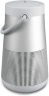 серебряный bose soundlink revolve+ (серия ii) беспроводной 🎵 портативный динамик bluetooth с долговечной батареей и ручкой, водонепроницаемый. логотип