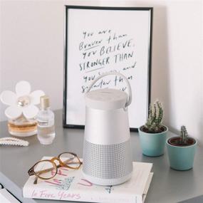 img 1 attached to Silver Bose SoundLink Revolve+ (Series II) Wireless 🎵 Portable Bluetooth Speaker with Long-Lasting Battery and Handle, Water-Resistant
