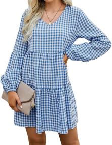 img 4 attached to BTFBM Casual Sleeve Dresses Pleated Women's Clothing in Dresses