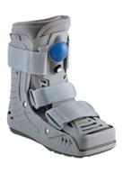 👞 ultimate support & comfort with united ortho 360 air walker ankle fracture boot - medium, grey logo