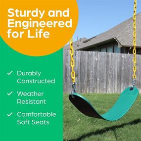 img 2 attached to Enhance Outdoor Playtime with Premium Swing Set Accessories for Kids