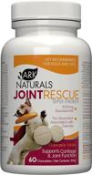 🐾 ark naturals joint rescue super strength chews: vet recommended joint support for dogs - turmeric, chondroitin & glucosamine - 60 count logo
