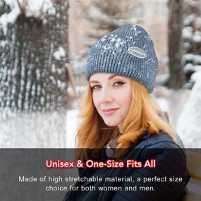 img 1 attached to NBRELEX Beanie Winter Adults Husband Outdoor Recreation
