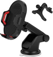 📱 universal car cell phone mount: extendable holder for 3.5-6 inches phones with sucker arm logo