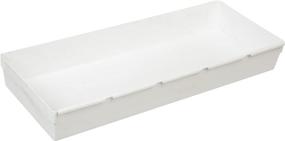 img 4 attached to 🗄️ Rubbermaid White Drawer Organizer - 15x6x2 Inch - Space-Saving Solution for Neatly Storing Clutter