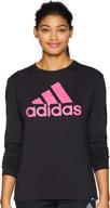 👚 adidas women's basic badge of sport long sleeve tee: comfort and style combined logo