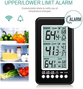 Indoor Outdoor Thermometer with Audible Alarm Temperature Gauge for Freezer  Kitchen Home - China Indoor Outdoor Thermometer, Temperature Monitor