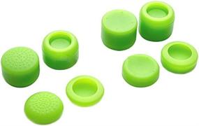 img 4 attached to 🎮 Enhance Your Gaming Experience with Ambertown Pack of 8 Analog Controller Gamepad Thumb Stick Grips - Antislip Thumbsticks Joystick Cap Cover for PS5, PS4, PS3, Switch Pro, Xbox One, Xbox 360, Wii U, PS2 Controller (Green)