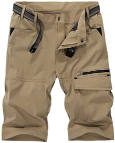 img 4 attached to HOWON Outdoor Расширяемые легкие шортыSapphire