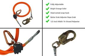 img 3 attached to 🧗 ProClimb Steel Wire Core Flip Safety Products for Workplace Health