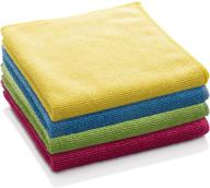 🧼 long-lasting e-cloth general purpose microfiber cleaning cloth: 300 wash guarantee, assorted colors, 4 pack logo