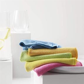 img 2 attached to 🧼 Long-Lasting E-Cloth General Purpose Microfiber Cleaning Cloth: 300 Wash Guarantee, Assorted Colors, 4 Pack
