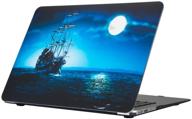 🔒 enhanced protection and style: macbook pro 13 inch case - slim rubberized cover for a1278 non-retina model [2015] with cd-rom drive by funut (sea rover edition) logo