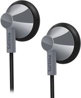 🎧 philips she2100gy/28 in-ear headphones - gray: immersive audio with sleek gray design logo