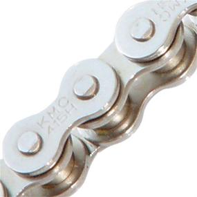 img 1 attached to 🚲 KMC 415H Single Speed Chain: Silver, 1/2" x 3/16", 98L - A Reliable Choice for Smooth Cycling