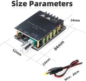 img 2 attached to High-Quality 200W Bluetooth Amplifier Board with LC Filter Technique - TPA3116, DAMGOO 100W+100W Audio Amp Board: Dual Channel DC8-24V, Password-Free Connection to Phone for Peaceful Listening Experience